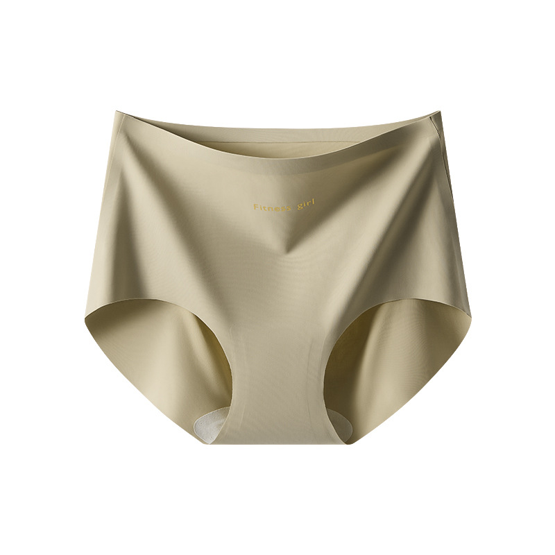 yoga Mid-waist seamless ice silk panties