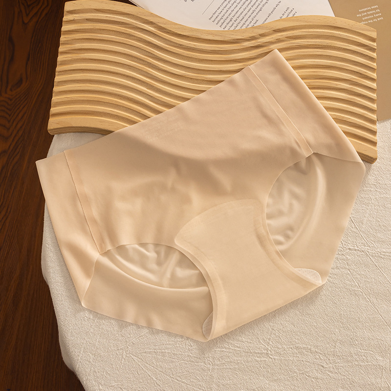 yoga  Bare Sensation Ice Silk Seamless Panties 