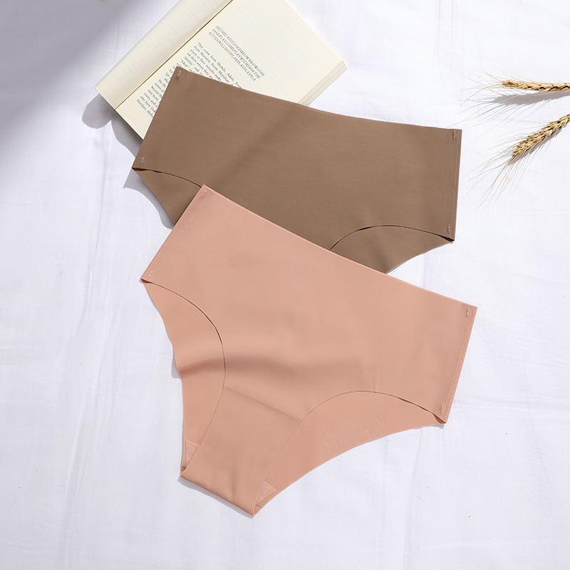 yoga seamless ice silk panties 