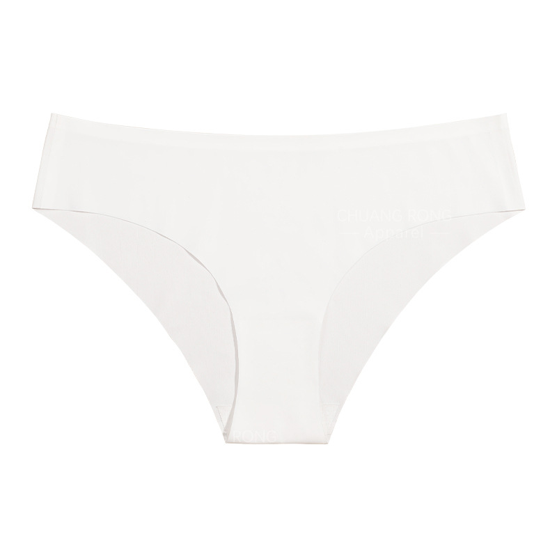 Direct from the manufacturer: Amazon's best-selling seamless ice silk panties for women, low-waist, comfortable, with pure cotton crotch, breathable yoga briefs