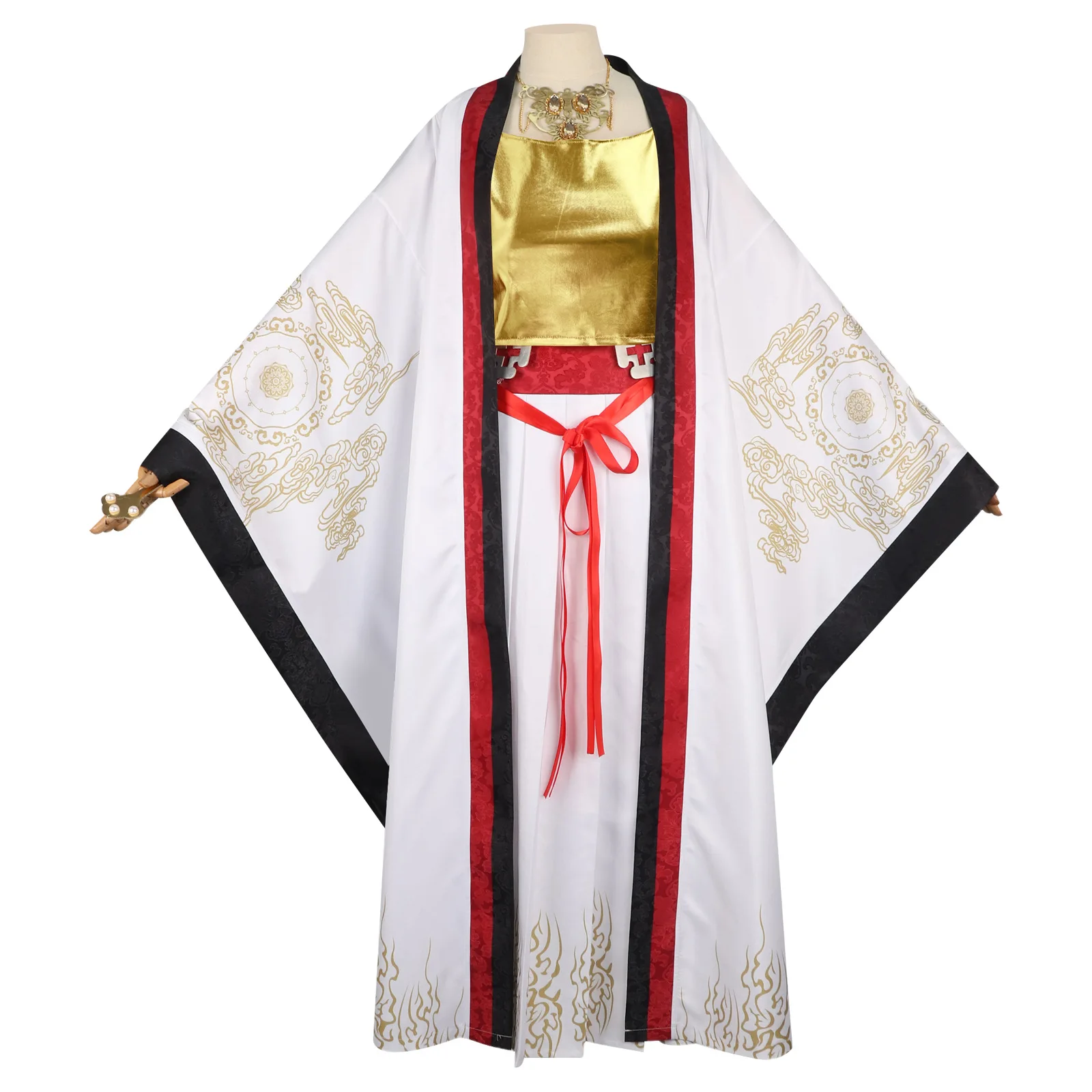 Detalles del traje de cosplay