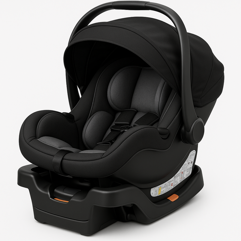 Silla de Coche Infantil Ajustable Negra Comodidad Ergonómica Materiales de Alta Calidad Seguridad Comprobada