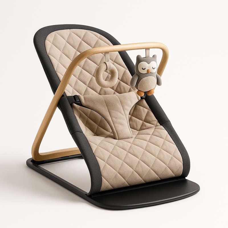 Hamaca Bebé Acolchada Juguete Infantil Segura Natural Lavable