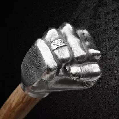 Fist hammer wooden handle fitter hammer small fist hammer electrician hammer home outdoor car self-defense hammer iron hammer