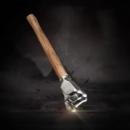 Fist hammer wooden handle fitter hammer small fist hammer electrician hammer home outdoor car self-defense hammer iron hammer