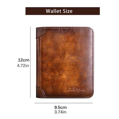 🔥Men's Essentials✨💰Multi-functional RFID Blocking Waterproof Durable Genuine Leather Wallet🎁