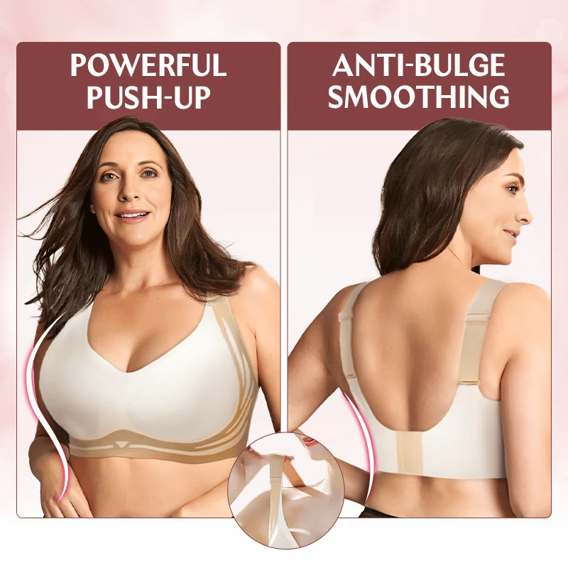🔥Super Gather Bra | Wireless Push-up Bra👍No More Sagging Breasts
