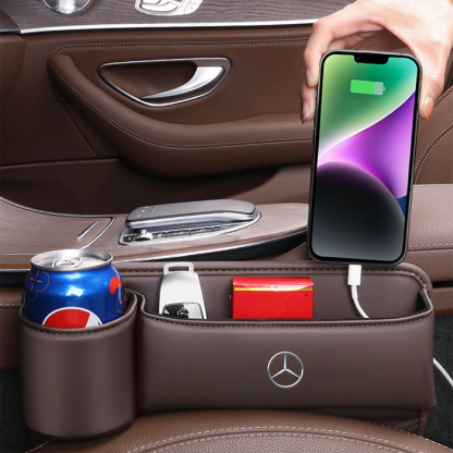 🔥Starting from 50% off🔥Exclusive Logo Leather Car seat Storage Box