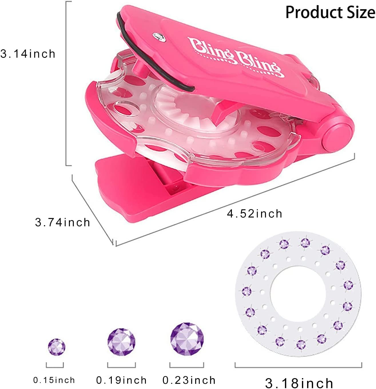  Hot-Sale‎ 49% OFF🔥Gem Stapler - Glam Girl Styling Set