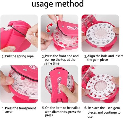  Hot-Sale‎ 49% OFF🔥Gem Stapler - Glam Girl Styling Set