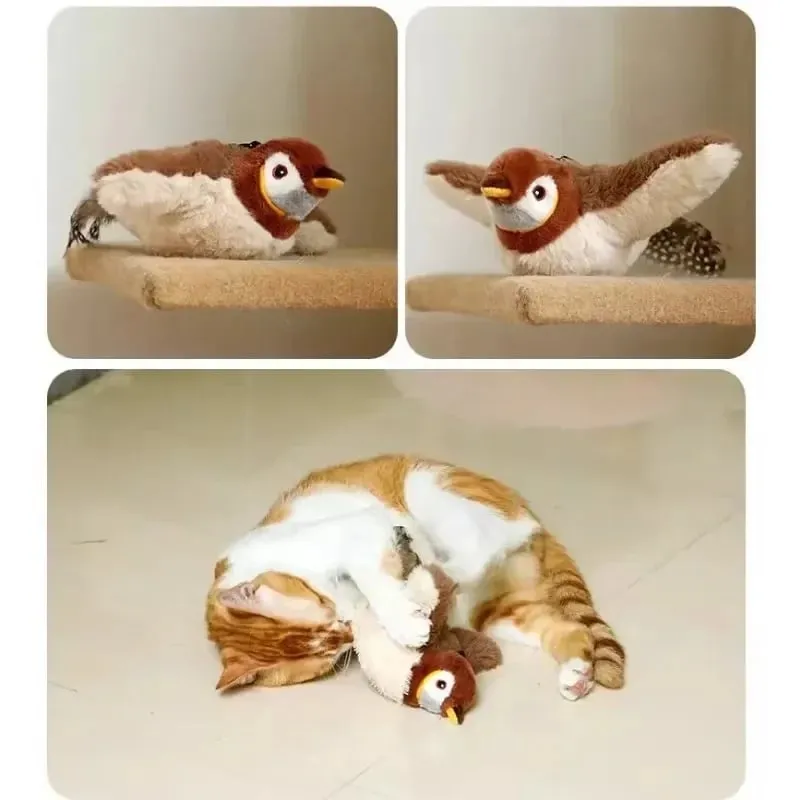 🔥HOT SALE - 🐾Shaking Sparrow Pet Cat Toy-SAVE-49%