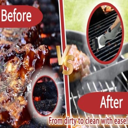 Grill Brush and Scraper, Stainless Steel Steam Grill Brush,Grill Cleaning Brush BBQ Cleaner Accessories BBQ Grill Brush Steam Cleaner for Gas Charcoal Grilling Grates Barbecue Tools for Outdoor Grill