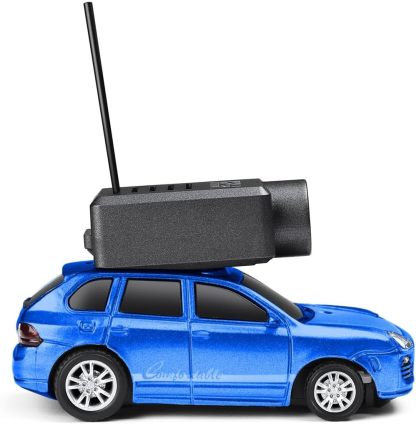 WL Mini RC Car with HD FPV Camera, 1/64 Remote Control Car FPV RC Drift Cars with LED Ambient Lights & Interactive Controls & 3-Speed Modes Gift for Adult (Grey)