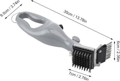 Grill Brush and Scraper, Stainless Steel Steam Grill Brush,Grill Cleaning Brush BBQ Cleaner Accessories BBQ Grill Brush Steam Cleaner for Gas Charcoal Grilling Grates Barbecue Tools for Outdoor Grill