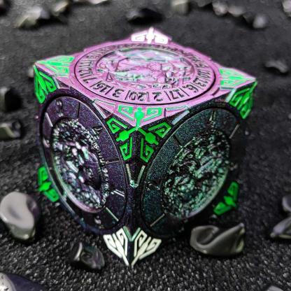 🏆Flash Sale⚡ 50K+ SOLD! Almost Gone-💥2025 New DND Fidget Spinner DICE: 7-in-1 Metal DND Dice Cube – 6-Sided Rotating Polyhedral Dice, Tabletop RPG Accessory for DMs and Player,Best gifts