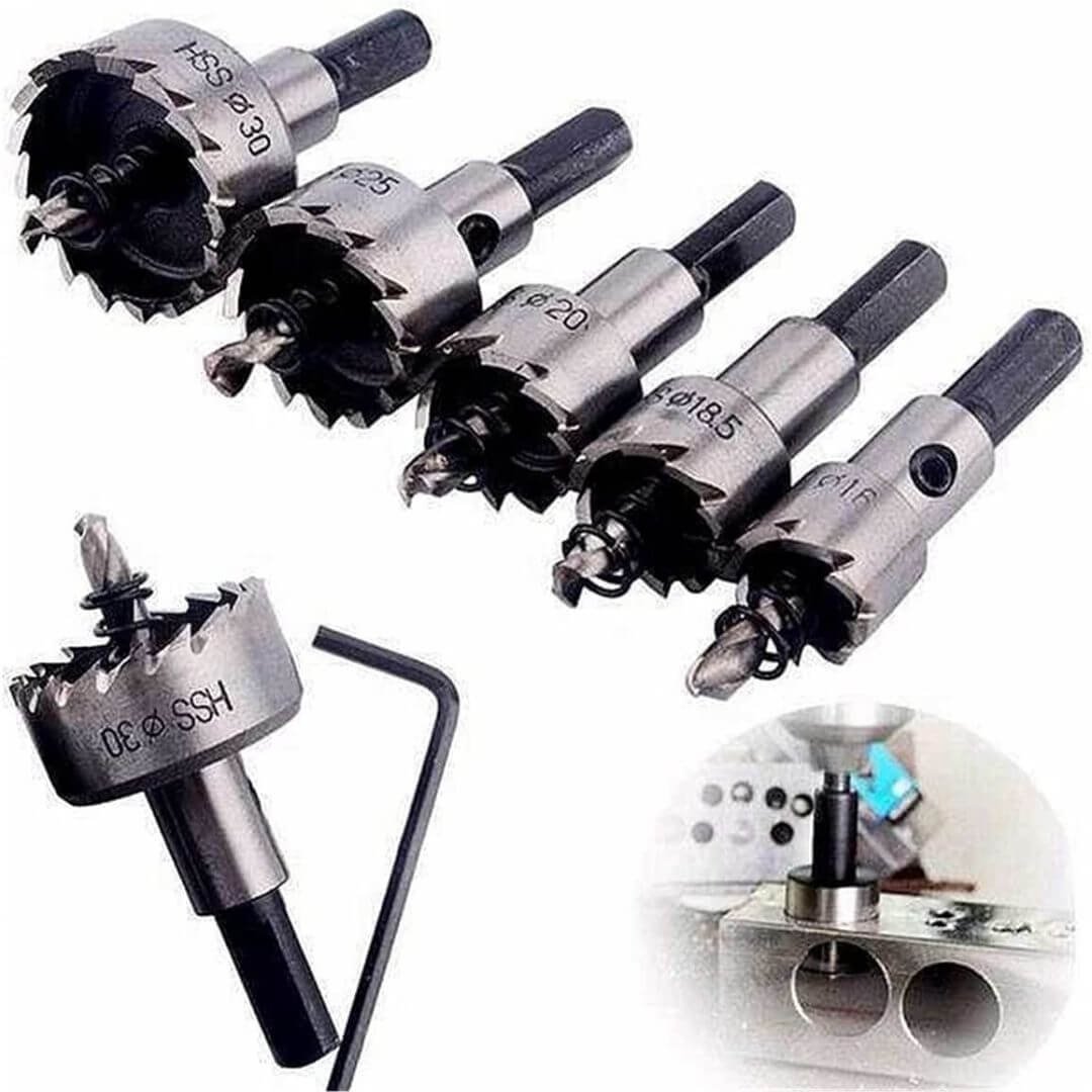 🎁Drill Bit Hole Set for Metal (5 pcs)