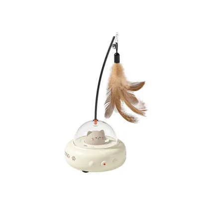 Smart Teaser Cat Toy Electric UFO Cat Teaser Stick