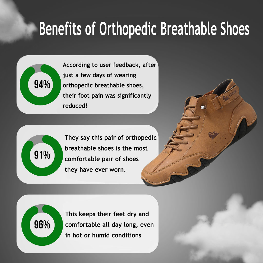 🥾🥾Say goodbye to pain-💨💨Orthopedic and breathable shoes-SAVE 56%🔥🔥