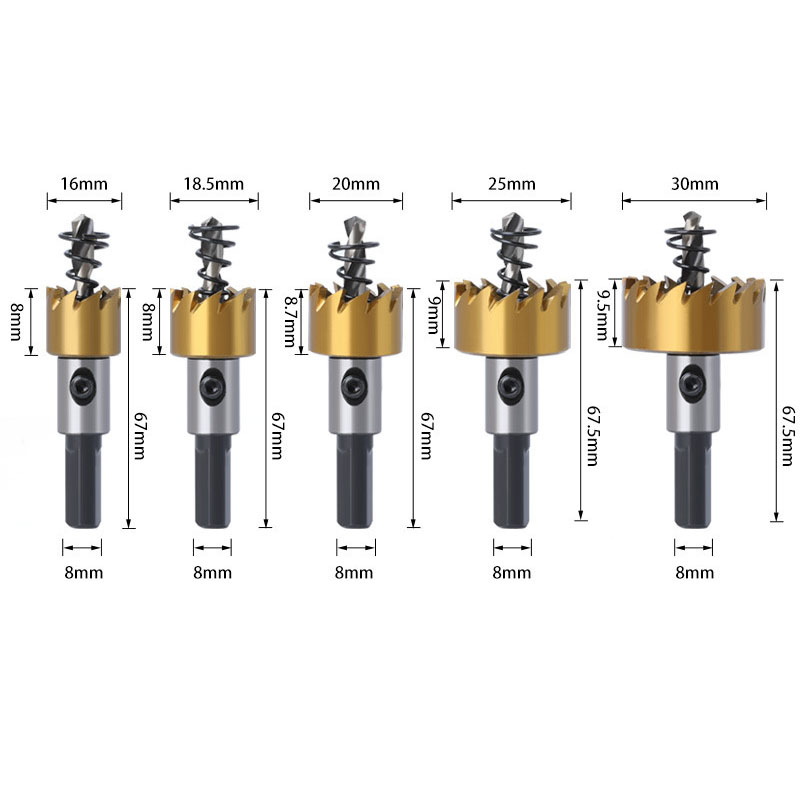 🎁Drill Bit Hole Set for Metal (5 pcs)