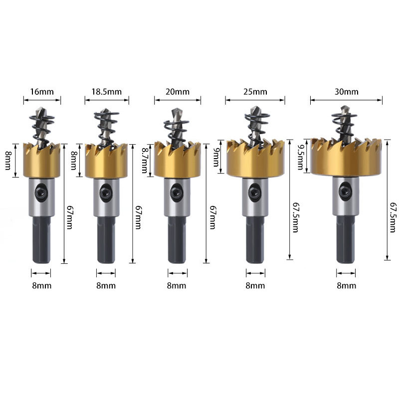 🎁Drill Bit Hole Set for Metal (5 pcs)