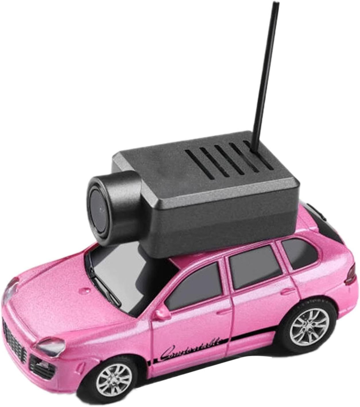 WL Mini RC Car with HD FPV Camera, 1/64 Remote Control Car FPV RC Drift Cars with LED Ambient Lights & Interactive Controls & 3-Speed Modes Gift for Adult (Grey)