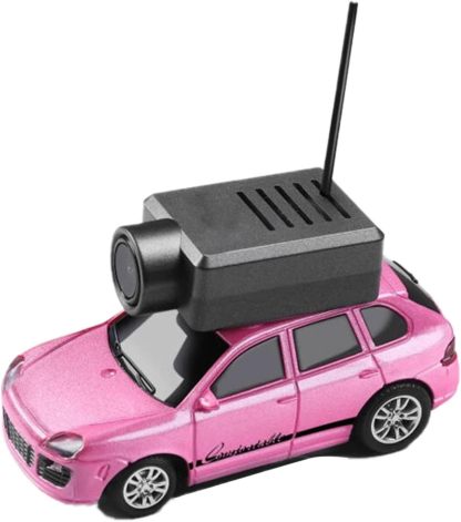 WL Mini RC Car with HD FPV Camera, 1/64 Remote Control Car FPV RC Drift Cars with LED Ambient Lights & Interactive Controls & 3-Speed Modes Gift for Adult (Grey)