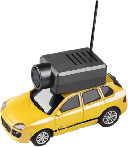 WL Mini RC Car with HD FPV Camera, 1/64 Remote Control Car FPV RC Drift Cars with LED Ambient Lights & Interactive Controls & 3-Speed Modes Gift for Adult (Grey)