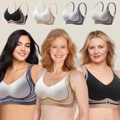 🔥Super Gather Bra | Wireless Push-up Bra👍No More Sagging Breasts