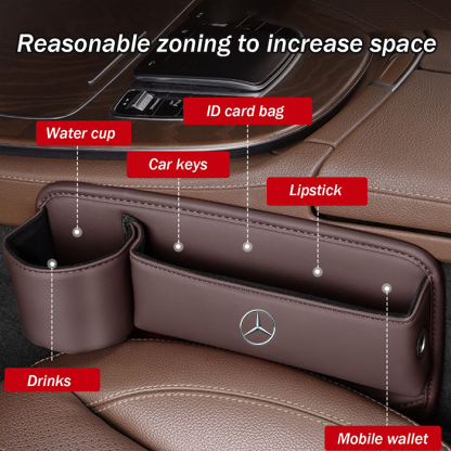 🔥Starting from 50% off🔥Exclusive Logo Leather Car seat Storage Box
