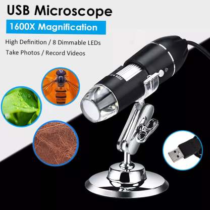 🔬1600X  Zoom Digital Microscope Camera Portable Magnifier🔍