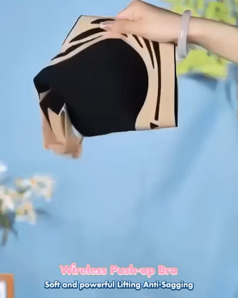 🔥Super Gather Bra | Wireless Push-up Bra👍No More Sagging Breasts