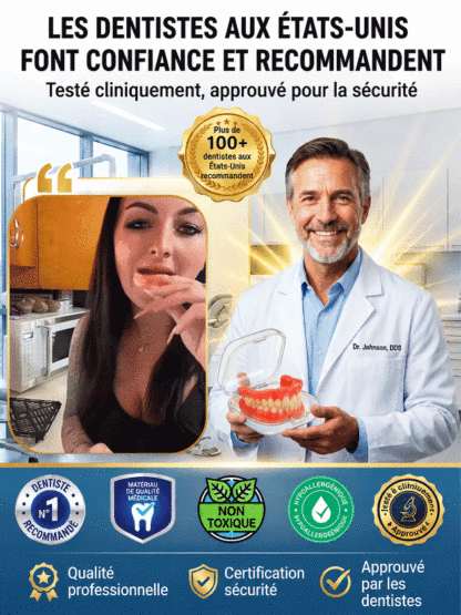【💯Certification de sécurité alimentaire maximale !💯】🔥Retrouvez confiance en vous avec un kit de prothèse dentaire Smile !🔥👍Un acheté, un offert ! 98,9 % d'avis positifs, 99 % de clients satisfaits !