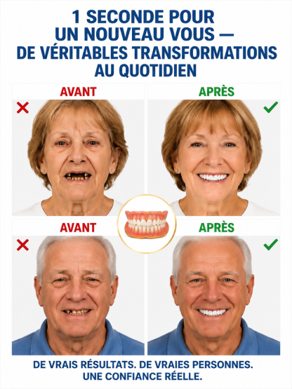 【💯Certification de sécurité alimentaire maximale !💯】🔥Prothèse dentaire de haute qualité🔥👍Un acheté, un offert ! 98,9 % d'avis positifs, 99 % de clients satisfaits !👍