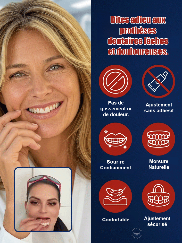 【💯Certification de sécurité alimentaire maximale !💯】🔥Prothèse dentaire de haute qualité🔥👍Un acheté, un offert ! 98,9 % d'avis positifs, 99 % de clients satisfaits !👍