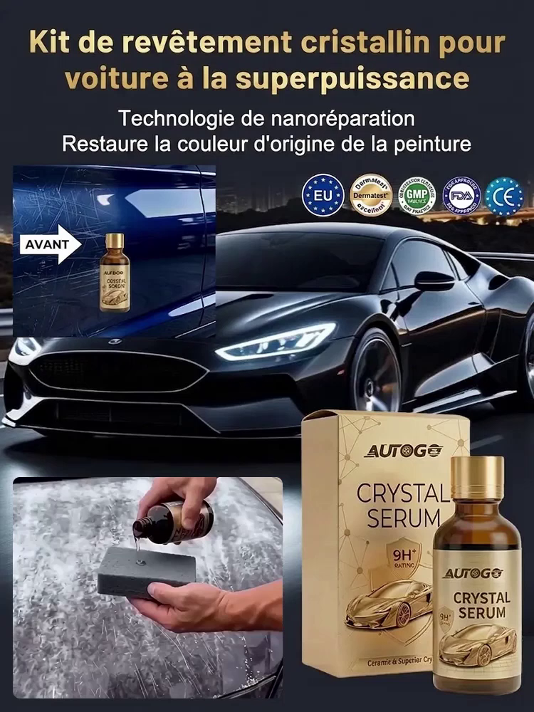 Technologie de pointe pour l'entretien automobile ! Solution 3 en 1 : revêtement céramique, élimination de la rouille et réparation des rayures !