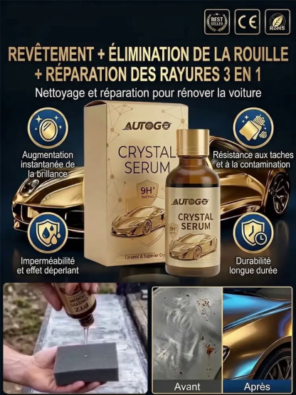 Technologie de pointe pour l'entretien automobile ! Solution 3 en 1 : revêtement céramique, élimination de la rouille et réparation des rayures !