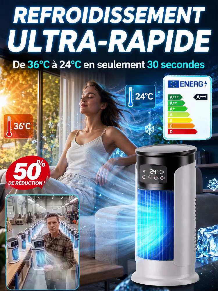 [Produit phare de 2026 en Europe et en Amérique] Climatiseur instantané pour la maison [Placez-le là où il fait chaud !]