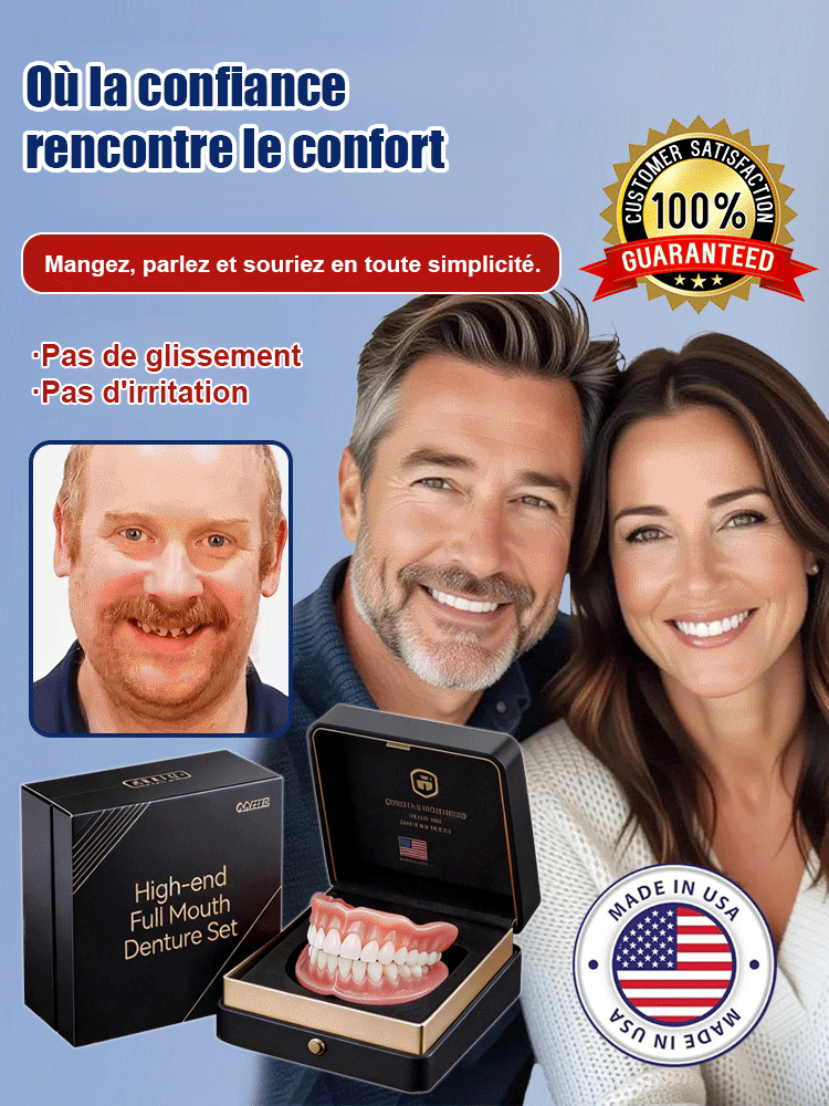 【💯Certification de sécurité alimentaire maximale !💯】🔥Prothèse dentaire de haute qualité🔥👍Un acheté, un offert ! 98,9 % d'avis positifs, 99 % de clients satisfaits !👍