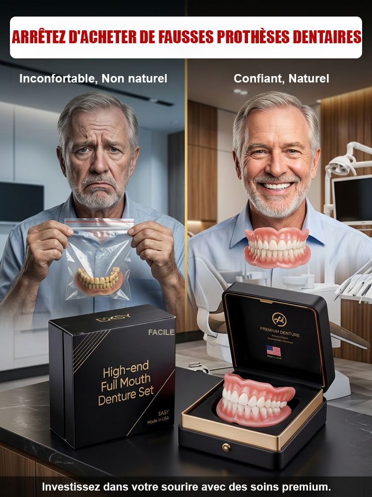【💯Certification de sécurité alimentaire maximale !💯】🔥Prothèse dentaire de haute qualité🔥👍Un acheté, un offert ! 98,9 % d'avis positifs, 99 % de clients satisfaits !👍