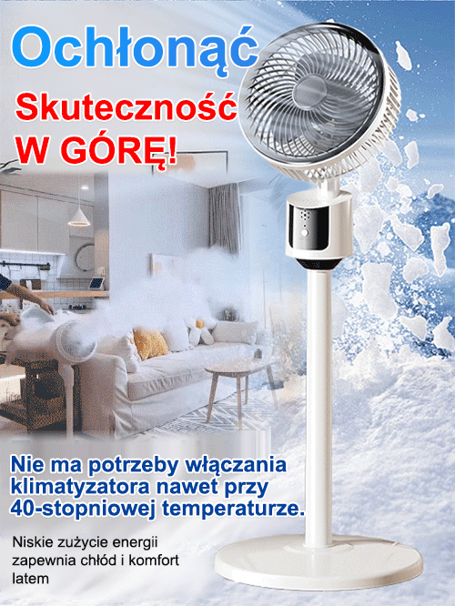Ultra cichy podłogowy wentylator energiooszczędny