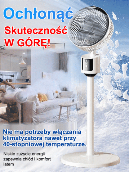 Ultra cichy podłogowy wentylator energiooszczędny