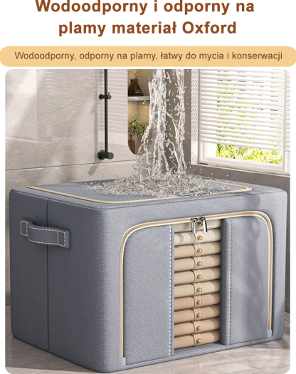 Składany wodoodporny pojemnik na ubrania