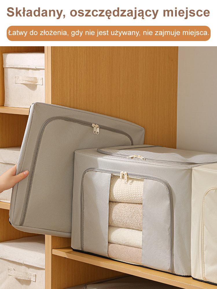 Składany wodoodporny pojemnik na ubrania