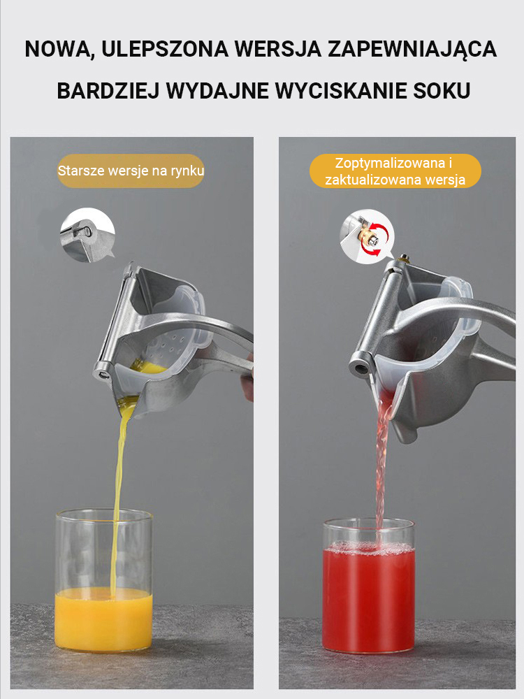 Wielofunkcyjna ręczna wyciskarka do soków