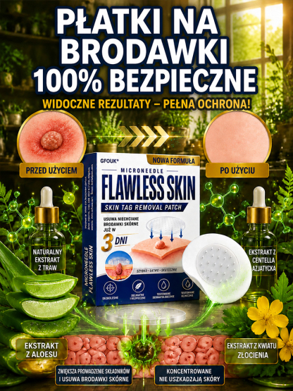 Plaster pielęgnacyjny z mikronakłuciami na brodawki