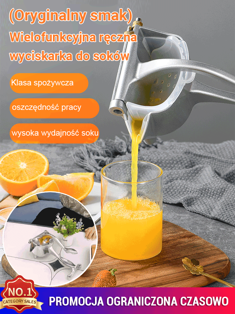 Wielofunkcyjna ręczna wyciskarka do soków