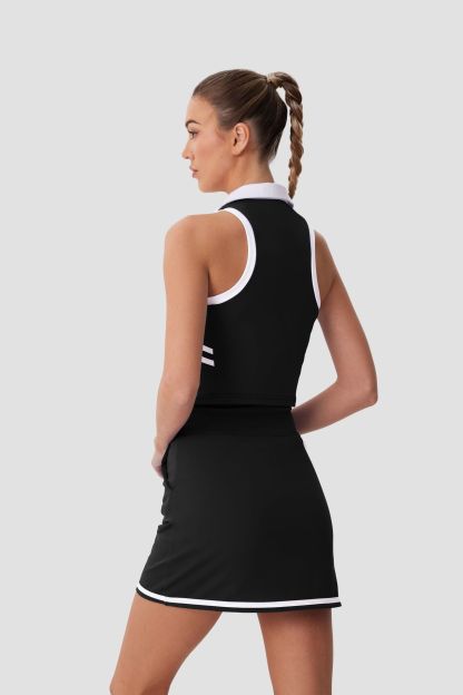 Fungolfs Polo Lapel Sleeveless Golf Sports Vest Suit