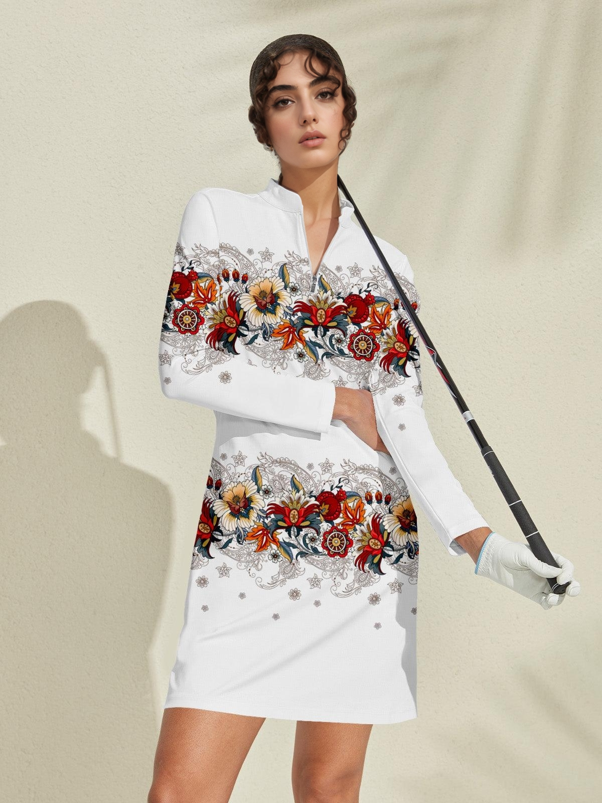 Fungolfs Pretty Feminine Long Sleeve Dress UPF50+