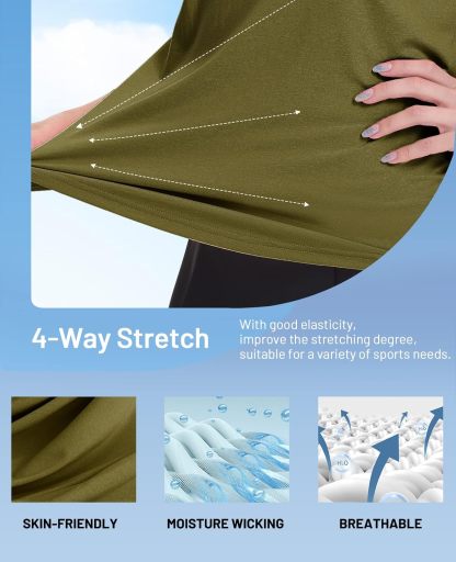 Women's Golf Polo Shirts Collared V Neck Short Sleeve Tennis Shirt, Dry Fit, Moisture Wicking