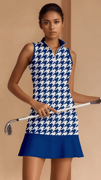 Fungolfs Super stylish ruffle dresses for golf, pickleball and tennis 0042 With Pockets
